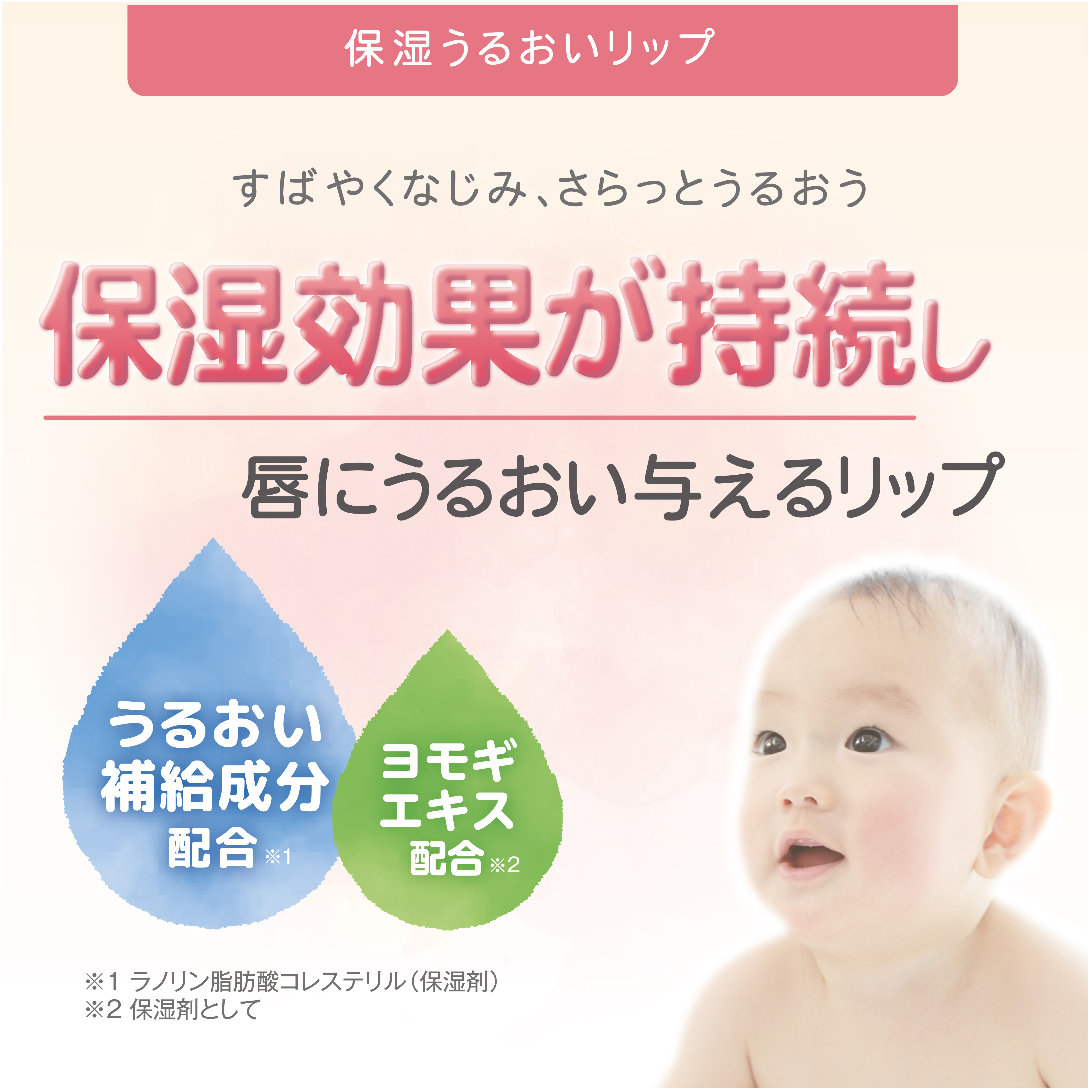 保湿うるおいリップ